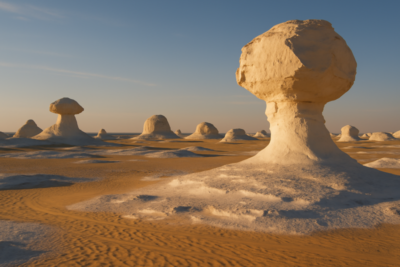 the White Desert of Egypt