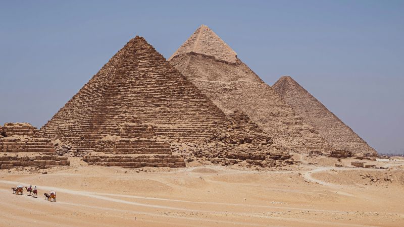 the Great Pyramids of Giza